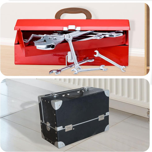 uxcell Luggage Handles, 3Pcs 151mm/5.94inch Plastic Pull Handle Suitcase Case Replacement Handles with Screws for Case Suitcase Toolbox, Brown...