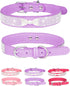 Bling Dog Collar for Small Medium Large Dogs, Crown Rhinestone Dog Collars for Girl and boy Dog, Diamond Puppy Collars, Adjustable Leather Suede S...