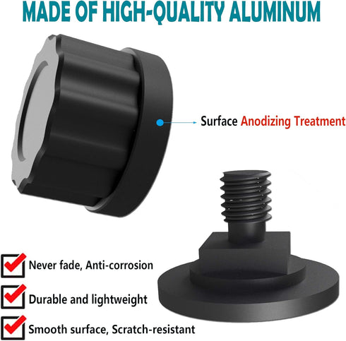 Black Welding Hood Pipeliner Helmet Fasteners - 1Pair Aluminum Helmet Pipeliner Headgear Replacement Parts Accessories Screws Flip Hood, Anti-rust...