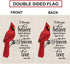 Cardinal Garden Flag Vertical Double Sided Farmhouse Burlap Yard Outdoor Decor 12.5x18 Inch-When you Believe Beyond What Your Eyes Can See Signs F...