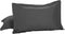 Today’s Home Tailored Bed Pillow Shams, Cotton Blend Design, Standard, Grey, 2-Pack...