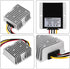 HOMELYLIFE Voltage Converter DC 8V-40V to 13.8V 10A 138W Automatic Buck Boost Step Down Up Reducer Waterproof Module Transformer for Golf Cart Clu...