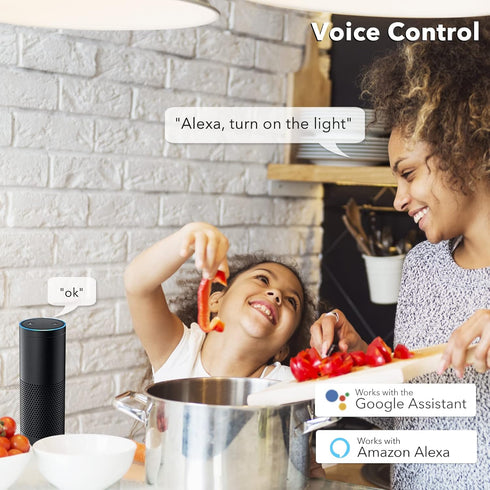 BN-LINK Smart Light Switch with Timer Function, Single Pole, 2.4GHz Wi-Fi in-Wall Switch, Neutral Wire Required, Compatible with Alexa and Google ...