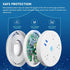 Retractable Extension Cord Power Strip: 6ft Extension Cord Surge Protector with 4 Outlets 2 Smart USB Ports and Hook - Portable Travel Power Strip...
