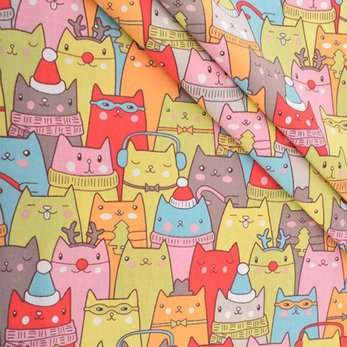 Fat Quarters Fabric Bundles, 7 Pcs 100% Cotton 20” x 20” (50cmx50cm) Precut Quilting Fabric Squares Sheets for DIY Patchwork Sewing Quilting Craft...