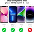 for iPhone 13 pro Privacy Screen Protector, 6.1'' 9H Hardness Anti Spy Tempered Glass for iPhone 14 Privacy Screen Protector with Easy Install Tra...