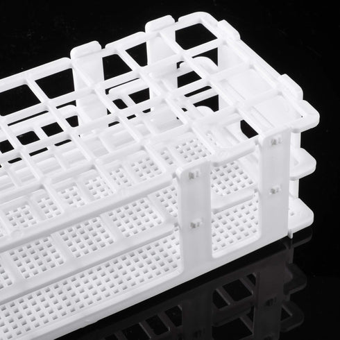 Eowpower Plastic Lab Test Tube Rack Storage Stand Holder Detachable for 20mm Test Tubes, 40 Holes Pack of 1...