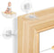 50PCS No Drill Adhesive Furniture Anchors, Round Anti Tip Furniture Anchors for Baby Proofing,Furniture Wall Anchor Earthquake Straps for Furnitur...