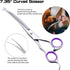 5 in 1 Dog Grooming Scissors Kit with Safety Round Tips Dog Scissors for Grooming 4CR Stainless Steel Grooming Scissors for Dogs and Cats, Profess...