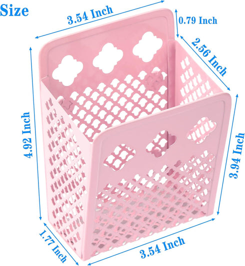 Magnetic Pen Holder, Extra Strong Magnetic Pencil Locker Holder Organizer,for Whiteboard, Refrigerator and Locker Accessories(1 Basket, 1 Pack Pin...