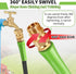 Boltigen Garden Hose Swivel Connector, 3/4GHT Garden Hose Swivel Fitting, 360 Degree Male to Female Hose Adapter for Outdoor...