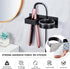Hair Dryer Holder Blow Dryer Holder Wall Mounted, Adhesive Hair Straightener Holder, Hair Tool Organizer for Curling Iron Holder, Stainless Steel ...