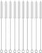 Straw Cleaner Brush Extend 12 inch, Extra Wide 12mm diam Pipe Cleaners, Extra Long Straw Brush for Sippy Cup, Water Bottle and Tubes, Drinking Str...