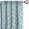 Ambesonne Bear Window Curtains, Cartoon Style Polar Bear Cubs on Sea Inspired Backdrop Arctic Wildlife, Lightweight Decor 2-Panel Set with Rod Poc...