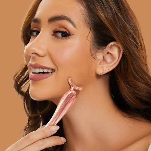 Jade Facial Roller, Jade Face Roller Massager with 3 Interchangeable Heads for Women Routine Skin Care, Reduce Puffiness Wrinkling Rejuvenate Skin...