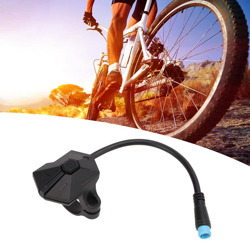 Switch Controller for P850C Controller Electric Bike Accessory Bike Conversion 4 PIN Switch Button Controller for P850C Mid Mount Motor Display Pa...