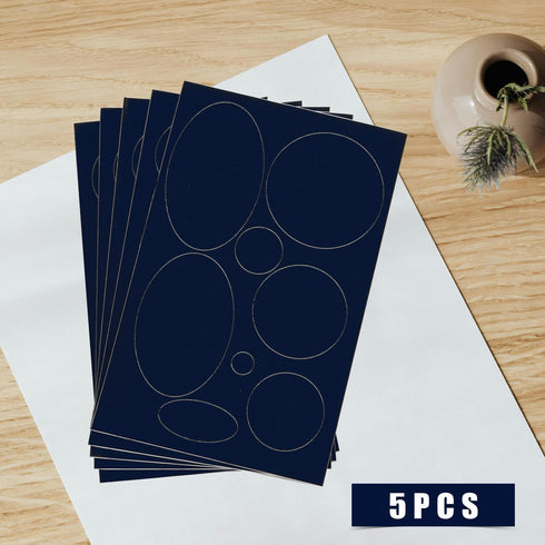 5 Sheets/40pcs Down Jacket Repair Patch, 8 Sizes Self Adhesive Nylon Repair Patch Tape Washable Fabric Outerwear Repair Tape for Coats Down Puffer...