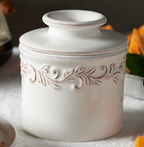 Butter Bell - The Original Butter Bell crock by L Tremain, a Countertop French Ceramic Butter Dish Keeper for Spreadable Butter, Antique Collectio...