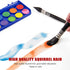 Watercolor Brush Squirrel Motif Professional Artist Mop with Round Tip Painting Brush Artist Quality Brush for Acrylic Inks Gouache Tempera Craft ...