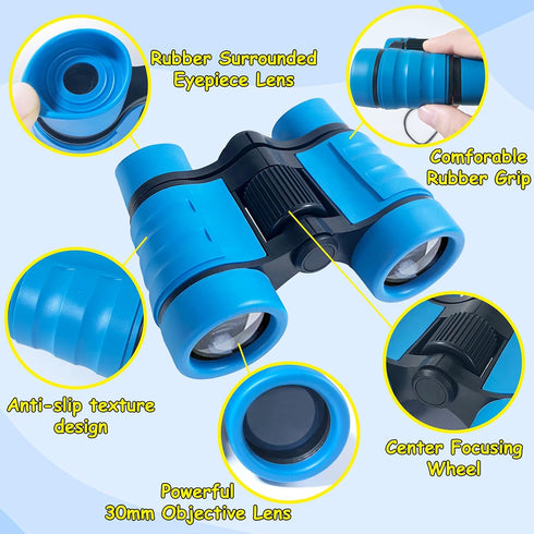 ESSENSON Binoculars for Kids Toys Gifts for Age 3-12 Years Old Boys Girls Kids Telescope Outdoor Toys for Sports and Outside Play Hiking, Bird Wat...