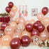 Qian's Party 21st Birthday Decorations, Wine Burgundy Rose Gold, Women's Department, Includes 51 Pieces...