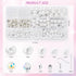 JADVY 980pcs Pearl Beads for Jewelry Making Kit, White Pearl Beads with Accessories for Bracelets, Necklaces, Earrings and Crafts, DIY Pearls Brac...