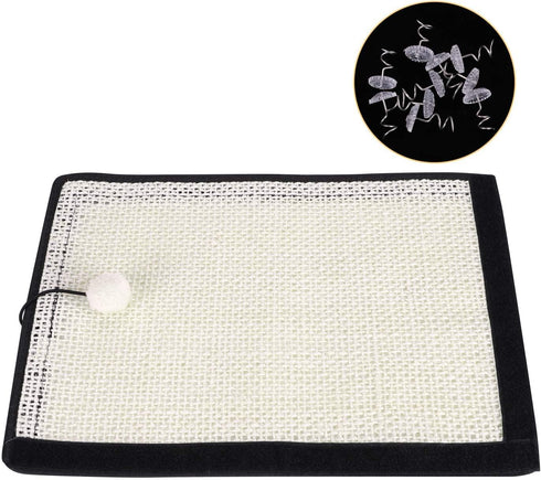 Cat Scratching Pads Furniture Protectors Natural Sisal Cat Scratching Pad Couch Cover Cat Scratcher Cat Scratch Mat for Sofa Couch Chair Wall Carp...