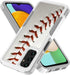Case for Samsung Galaxy A13 5G, Baseball Sports Pattern Shock-Absorption Hard PC and Inner Silicone Hybrid Dual Layer Armor Defender Case for Sams...