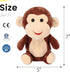 Easfan Talking Monkey Repeat What You Say Electric Nodding Plush Funny Interactive Speaking Toys Buddy Birthday Gifts for Kids Toddlers Brown,7’’...