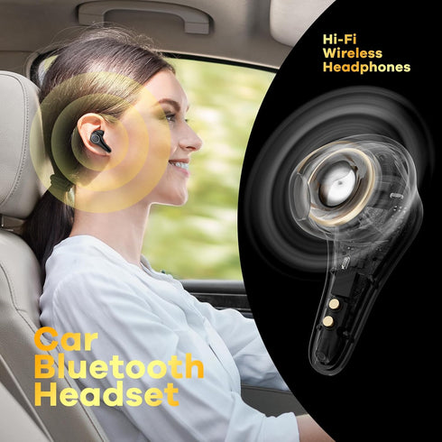 for Magsafe Car Mount Charger & Bluetooth Earbud, 15W Magnetic Wireless Car Charger for Dash Air Vent - Hands Free Car Mount Fast Car Charger for ...