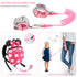 4 in 1 Toddler Harness Leash + Baby Anti Lost Wrist Link, Cute Child Safety Harness Tether, Child Walking Harness Wristband Assistant Strap Belt f...
