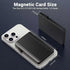 Magnetic Wallet for Magsafe Wallet, Strong Magnetic Card Wallet Holder, Holds Up to 5 Cards for iPhone 15/14/13/12 Pro Max Plus & MagSafe Case, Bl...