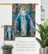 Our Lady of Grace Home Banner Wall Art Patio Lawn Porch Room Small Flag Outdoor Tapestry Yard Sign Catholic Gift Jesus Easter Religious Christian ...