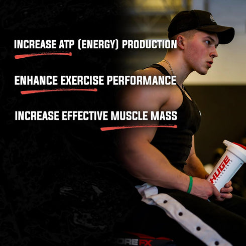 Huge Supplements Creatine Monohydrate Pills, 5g Per Serving, Clinically Dosed to Support Lean Muscle Growth, Recovery & Performance, Convenient Ca...