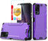 TJS Compatible for TCL 40 XL Case TCL 40 T T608DL Case, Lively Jitterbug Smart4 Case, with Tempered Glass Screen Protector Magnetic Support Hybrid...