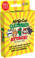 Ninja Cat Cucumber Attack! Card Game - Fast-Paced Slap-Happy Game of Weapon-Wielding Ninja Cats, Fun for Family Game Night, Ages 5+, 2-4 Players, ...