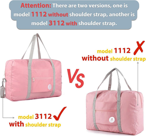 For Spirit Airlines Personal Item Bag 18x14x8 Foldable Travel Duffel Bag Tote Carry on Luggage Duffle Overnight for Women and Men...