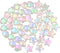 Tupalizy 100PCS Mini Acrylic Beads 9mm Heart Charms and 11mm Star Beads for Jewelry Making Bracelets Necklaces Earrings Key Chains Accessories DIY...