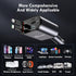Retractable Car Charger,66W 4 in 1 Super Fast Charge Car Phone Charger,Retractable Cables (31.5 inch) and 2 USB Ports Car Charger Adapter for iPho...