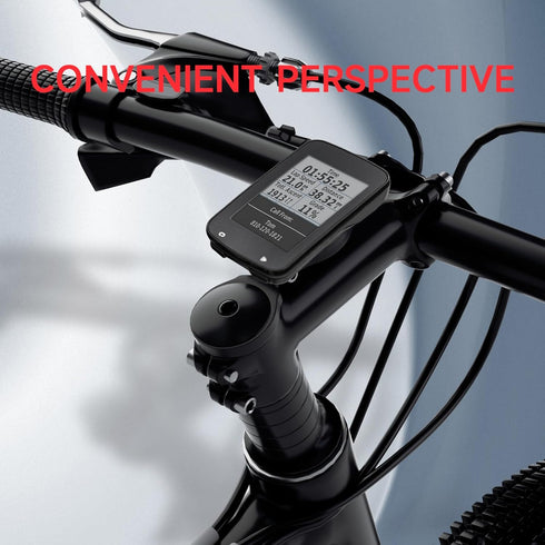 Bike Stem Computer Mount - Adjustable Out Front Mount for Garmin Edge 25 130 200 500 510 520 800 810 820 1000 1030, for Wahoo Elemnt Bolt Mini Bry...