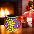 Mosaic Solar Lights Outdoor Lanterns, Decorative Mosaic Glass Solar Lamps Outdoor Waterproof, Hanging Lanterns Solar Night Lights for Garden,Patio...