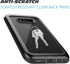 Samsung Galaxy S8 Case, Pakoyi Full Body Bumper Case Built-in Screen Protector Slim Clear Shock-Absorbing Dustproof Lightweight Cover Case for Sam...