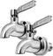 Oak Leaf Replacement Spigot for Beverage Dispenser, Stainless Steel Spigot for Drink Dispenser, Water Dispenser Faucet, Food Grade, 2 Pack...