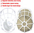 Hat Cleaner - Hat Cage for Washing, Hat Laundry Wash Bags for Baseball Caps, Hat Washer for Washing Machine or Dishwasher, Cap Washer Frame for Fl...