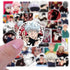 JinYu Goj. Sat. Cosplay Glasses and Necklace Anime Satoru Cosplay Finger Ring Cosplay Prop Accessory 10pcs Stickers for Anime Fans to Collect...