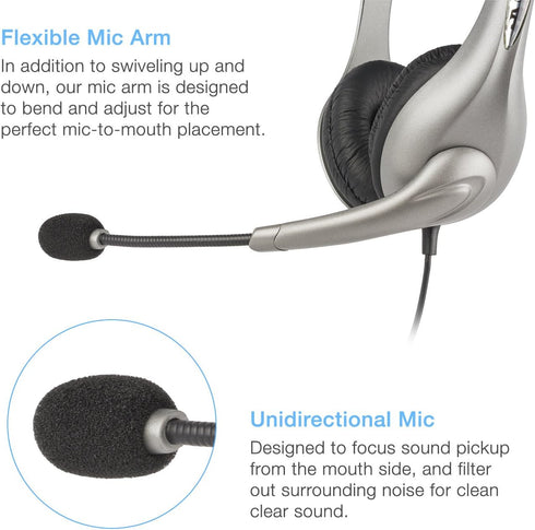 Cyber Acoustics USB Stereo Headset (AC-851B)...