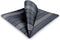 S&W SHLAX&WING Grey Men's Pocket Square Stripes Dark Gray for Suits 12×12...