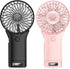 Mini Handheld Fan,4 Speed Adjustable Portable Battery Operated Fans,USB Rechargeable Desk Fan with Mirror,Max 20 Hrs Hand Fan For Travel Office Ou...