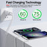 xiwxi 2Pack 90 Degree Lightning to USB C Charger Converter for iPhone 15/15Pro/15 Pro Max Plus,Samsung S24 S23,iPad Air,27W PD Fast Charging&Data ...