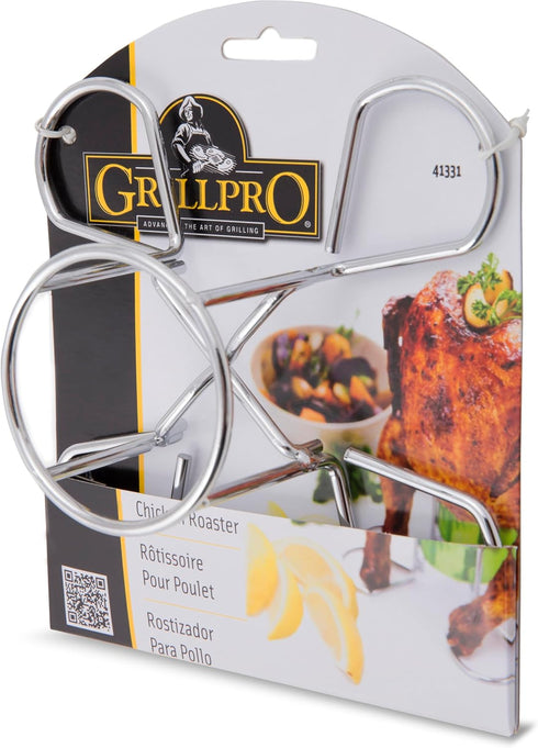 GrillPro 41331 Chrome Wire Chicken Roaster...